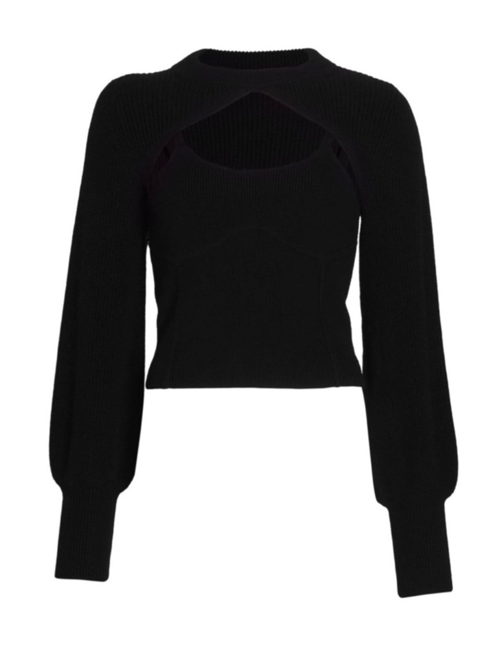 Design History Tank/shrug sweater set, NWT,
S